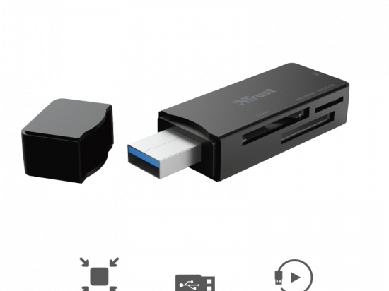 LECTOR TARJETAS USB TRUST NANGA