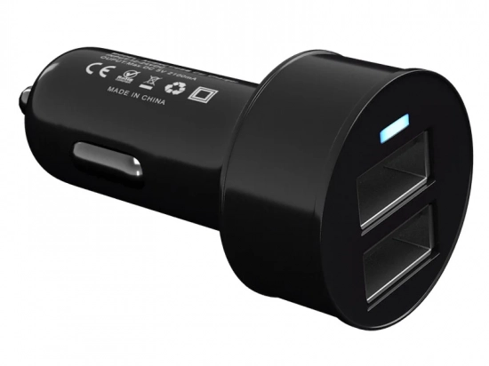 CARGADOR 2XUSB COCHE ANIMA 5V