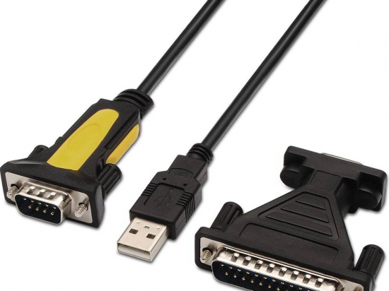 CONVERTIDOR AISENS USB A PUERTO SERIE RS232 1,8M