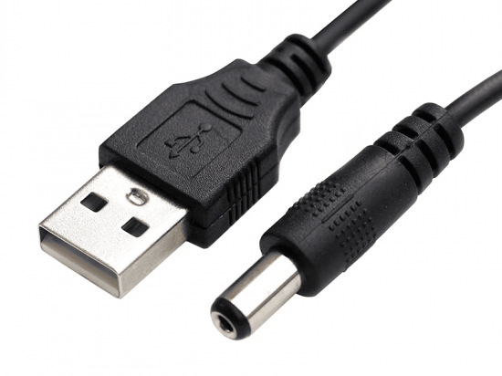 CABLE ALIMENTACION USB A 5.5mm
