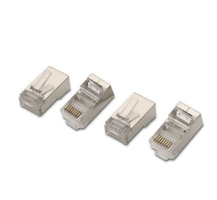 BOLSA 10 CONECTORES METALICOS RJ45 CAT6 AISENS