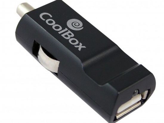 CARGADOR 1XUSB COCHE COOLBOX 2.1A