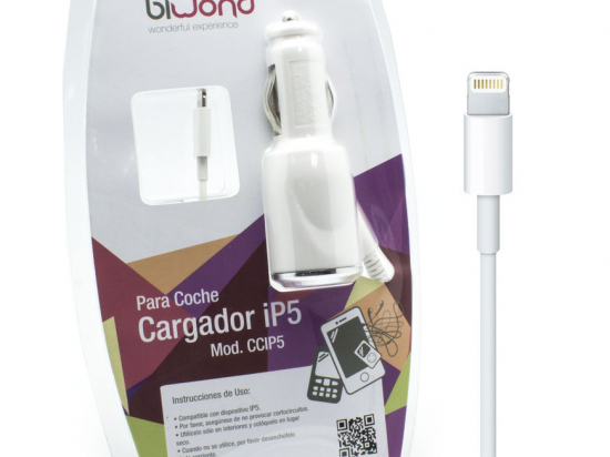 CARGADOR COCHE LIGHTNING IPHONE/IPAD IOS9 BIWOND CCIP5