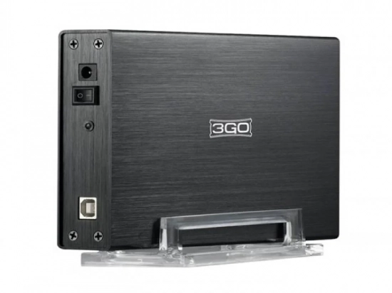 CAJA EXTERNA 3,5" 3GO SATA/IDE USB NEGRA (HDD35BKIS)