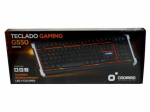 TECLADO GAMING G550 ALUMINIO+LED CROMAD