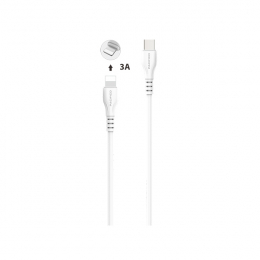 CABLE IPHONE TIPO C 8/X/11/12  1MTS  LIGHTNING 3A